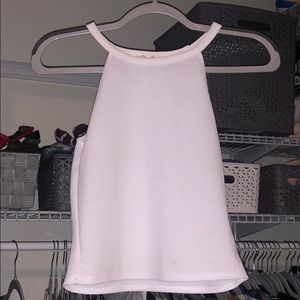 White crop top